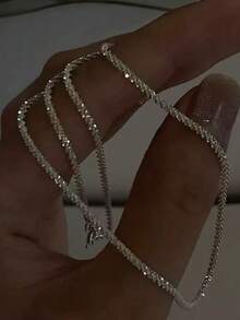 2/3pcs Silver Anklets For Women, Fashionable Minimalist Foot Jewelry, Perfect Gift For Mom/Girlfriend