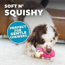 Outward Hound Tootiez Sheep Grunting Latex Rubber Dog Toy, Small - 顏色F - 查看 4