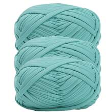 1/3pcs(100g/300g) Premium Polyester Crochet & Knitting Yarn, 30m/100g/Pc Length - Ideal For DIY Projects, T-Shirts, Slippers & Baskets,Fabric Strip Handmade Weaving Diy Bag, Toy, Shoe, Carpet, Organizing Basket Thread