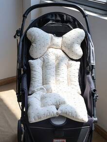 1 pezzo Cuscino imbottito spesso con motivo ricamato per seggiolino passeggino per bambini