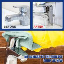 Bathroom Foam Cleaner Spray Powerful Remove Stubborn Stains Dirts Shower Glass Descaler Anti Mold For Bathtub Toilet Wash Basin Stainless Steel Limescale Cleaner Agent - trắng - Xem 4