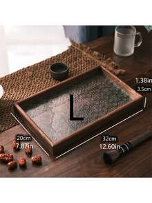 1 pieza Bandeja de servir pequeña de vidrio con relieve, centro de mesa vintage, bandejas decorativas rectangulares, bandejas y fuentes de servir vintage