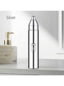 1 件男士精密充电式毛发修剪器 - 轻松修剪鼻毛、耳毛、眉毛和面部毛发，配备安全、无痛 USB 充电 - 时尚、一体式美容工具脱毛、面部脱毛、毛发修剪器、毛发修剪器、理发用品、理发、包、收纳袋、收纳盒、发夹、发饰