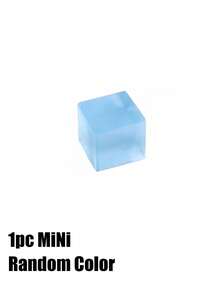 1/2/3/4PCS Cute Malleable Ice Skin Sticky Rice Ball Squeeze Toy With Gift Bag, Realistic Mochi With Good Tactile, Mini Random Color Transparent Small Cubes, Stress Relief Toy, Decompression Toy, Squishy, Fidget, Anti Stress, Taba Squishy, Fidget Toys, Sensory Toys, Stocking Fillers, Halloween Gift, Christmas Gift, Birthday Party Favor (Without Needle)