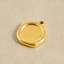 2 pezzi di ciondoli in acciaio inossidabile con forme assortite, inclusi rettangolo, ovale, goccia d'acqua, cuore, quadrato, per fai da te con resina, gocce d'olio, pietre, charms geometrici di alta qualità per la realizzazione di gioielli e decorazioni casual quotidiane