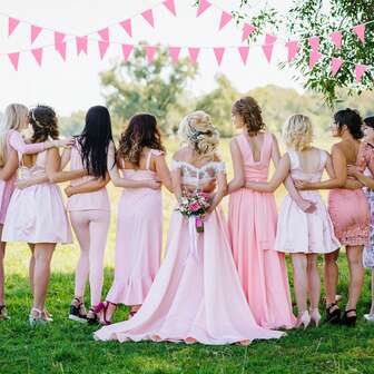 2pcs/3pcs Pink Princess Theme Plastic Pennant Flags, 10m/20m Triangle Flag, Flag Size 20cm*30cm - Multipurpose Room & Garden Decor For Wedding, Bridal Shower, Birthday, Gender Reveal, Bachelorette Party - Made Of PE Material, Easy To Install And Reusable