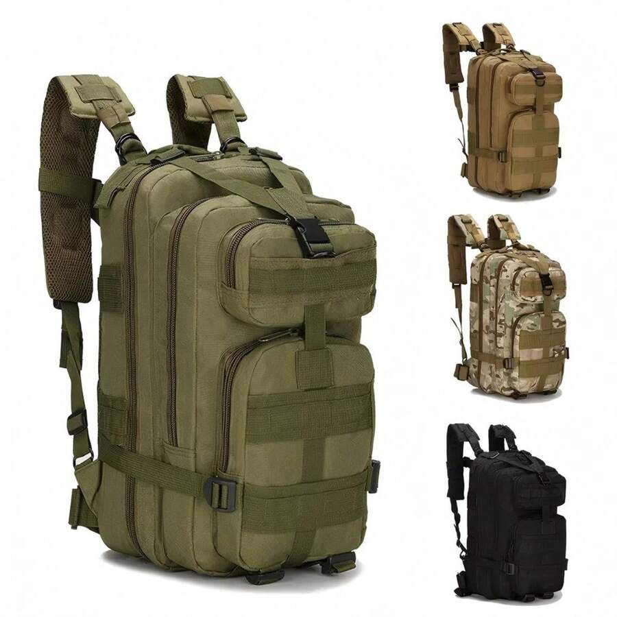 Large 30-Liter Reinforced Waterproof Military Tactical Backpack - Multicolor - View 1