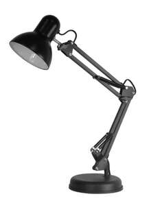 Lámpara De Escritorio Con Brazo Oscilante Metálico Con foco LED Incluidos - Negro - Ver 1