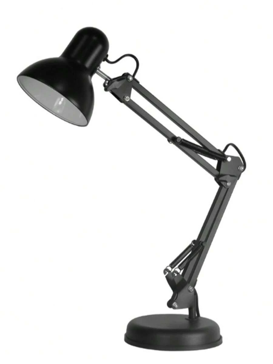 Lámpara De Escritorio Con Brazo Oscilante Metálico Con foco LED Incluidos - Negro - Ver 1