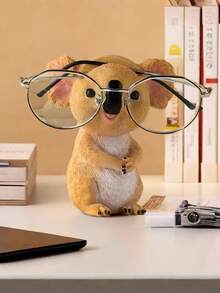 1 pieza Soporte decorativo para gafas de resina con diseño de koala, adorno para el hogar