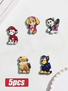 Paw Patrol Paw Patrol-inspirierte DIY Zubehör Dekoration Schuhblume, 26 Arten süßer Paw Patrol PVC Weichgummi Accessoires zur Auswahl. Es wird empfohlen größere Mengen zu bestellen, um Ihre Kreativität voll auszuschöpfen und Ihr