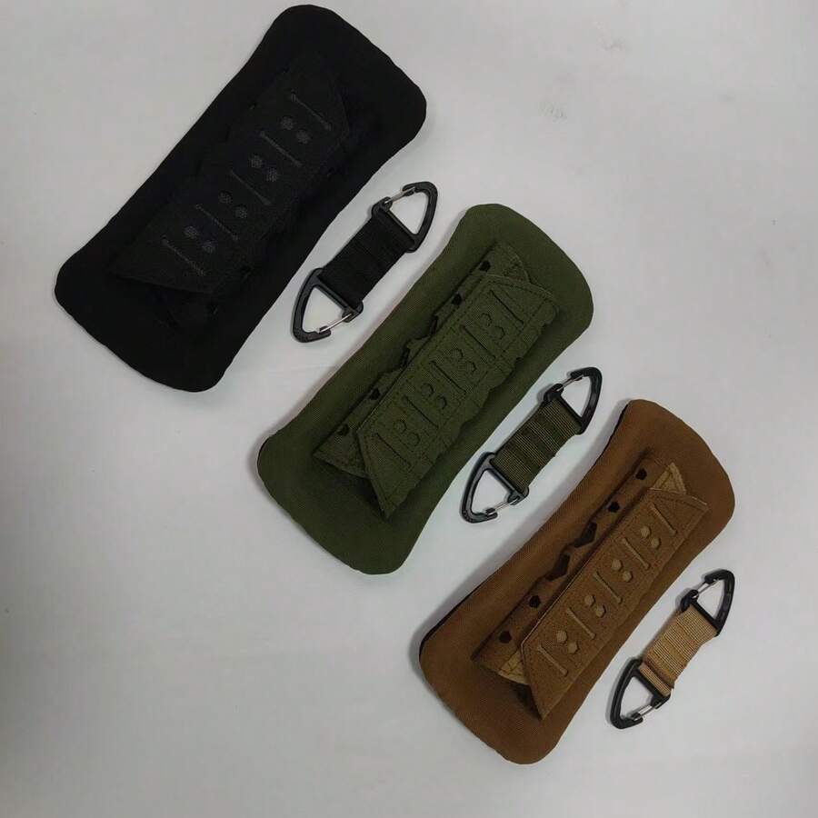 Tactical Vest Shoulder Pad + Webbing Buckle Set, Soft Mesh Cushion Tactical Vest Shoulder Pads, Suitable For Tactical Vest Backpack, Men's Comfortable Tactical Gear Accessories