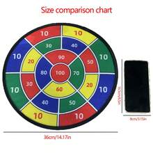 1 zestaw kolorowych, lepkich piłek i rzutek do gry – średnica 14/29 cala, zestaw zabawek sportowych i rekreacyjnych z wieloma kolorowymi, lepkimi piłeczkami i rzutkami – odpowiedni do gier/zabawek na przyjęciach w pomieszczeniach i na zewnątrz, rekwizyty do gier interaktywnych dla rodzin, składany i przenośny, idealny dla dzieci, uczniów i rozrywki rodzinnej – świetny prezent dla chłopców i dziewcząt, na urodziny, Boże Narodzenie, Halloween, Wielkanoc, powrót do szkoły, Święto Dziękczynienia i spotkania rodzinne