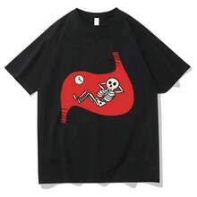 Sweatshirt Delicious In Dungeon Meshi Laios Touden TShirts Falin's Death Men/Women Clothing Unisex Cotton Graphic T-Shirts 62411 - Black - View 1