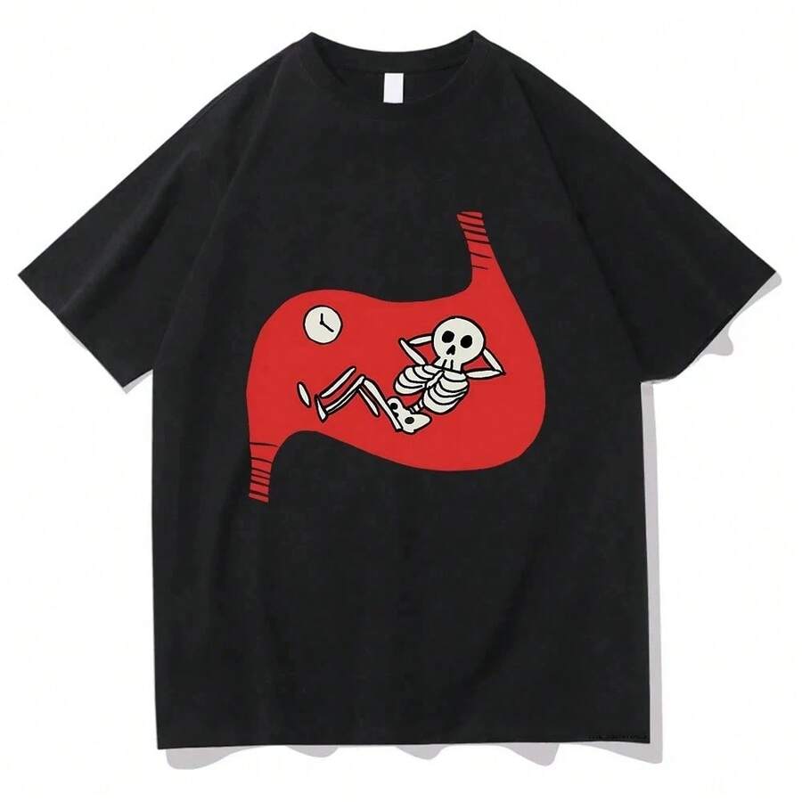 Sweatshirt Delicious In Dungeon Meshi Laios Touden TShirts Falin's Death Men/Women Clothing Unisex Cotton Graphic T-Shirts 62411 - Black - View 1