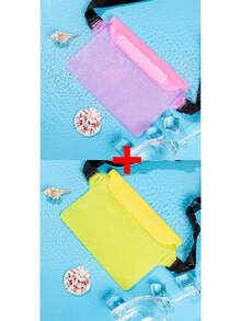 1/2 件 PVC 防水腰包沙滩包,大容量防水手机袋,夏季户外运动防水包,三重密封防水腰包斜挎包防水袋,户外运动沙滩手机保护袋 - 彩色 - 查看 28