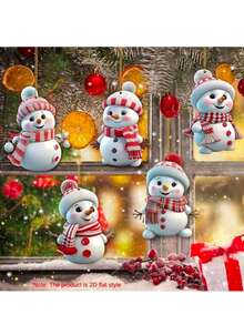 5 Stücke süße Weihnachtsmann Hängeornamente, Weihnachten, Neujahr, Weihnachtsbaum Dekoration, Geburtstag, Hochzeit, Feiertags Feier Dekoration, 2D Acryl Hängeornamente