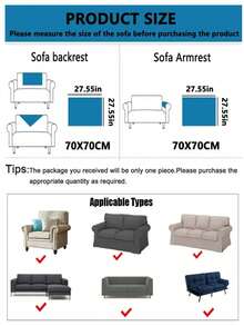 1pc Gray Sofa Throw Blanket With Contrast Color Ribbon, Modern Polyester Sofa Cover, Mult - Dark Grey - View 12