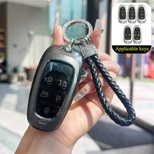 1 件 TPU 材质汽车钥匙保护壳，专用钥匙扣盖，适用于 Sonata、Fe、Tucson、Palisade 2019-2023 款车型 - 透色系列 - 查看 5