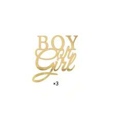 23pcs/Set Cute Blue Pink Bear Ball Cake Toppers For Birthday Party Shower Cake Decoration Supplies - Multicolor - View 10