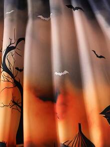 Girls' Pumpkin Halloween Outfit, Includes Pinafore Dress + Hooded Cape Jacket, Autumn/Winter