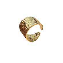 New 18K Stainless Steel Fashion Ring, The Opening Design Can Be Adjusted In Size - 11 - View 7