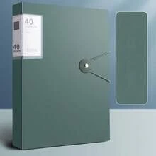60-Pockets A4 File Folder, Suitable For A4 Size Documents Like Exam Papers, Made Of PP Material, Transparent & Waterproof, Convenient For Home, School, Office Document Storage And Organization, Great For Back To School