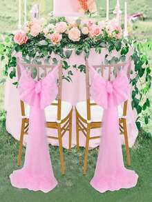 1pc Faux Pearl Decorated Sheer Fabric, Photography Backdrop, Can Be Used As Table Runner, Pearl Background Tablecloth, Wedding White Pearl Sheer Tablecloth, Wedding Arch Decor, Wedding Reception, Bridal Shower, Party Decoration - Nhiều màu - Xem 10