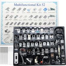 11/16/32/42/48/52pcs Sewing Machine Presser Foot Set Compatible With Brother, Baby Lock, Singer, Janome And Most Low Shank Sewing Machines, Complete Sewing Machine Presser Foot Kit, Home Sewing Machine Sewing Accessories, Sewing Machine Parts, DIY Sewing Accessories