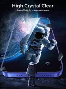 3 件高清钢化玻璃屏幕保护膜，1：1 视网膜显示屏质量，防刮、防碎、耐用，兼容 X/XR/11/12/13/14/15/16/17/17 Air/17 Pro/17 Pro Max 系列 - 無色 - 查看 8