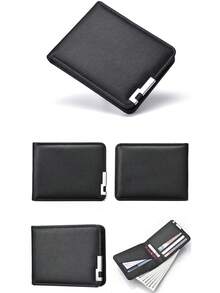 1 chiếc ví nam thời trang tối giản cao cấp, viền hợp kim nhôm, đa chức năng, có thể đựng thẻ theo chiều ngang hoặc chiều dọc, cũng có thể dùng làm hộp đựng thẻ, ví đựng thẻ tín dụng, ví đựng thẻ ID. Chiếc ví cao cấp, tối giản, kín đáo này là món quà tốt nhất dành cho nam giới. - Nhiều màu - Xem 9