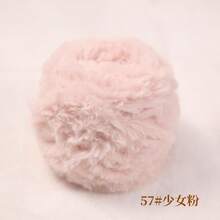 Luxury Chunky Yarn For Crochet - Faux Fur Fabric Thread, 50g Soft Mixed Color Yarn Ball, 20+ Colors For DIY Knitting Crochet Projects, Blankets, Scarves, Bags