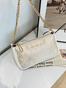 女士长方形链条包，法式小众女士手提包，潮流新款包包，百搭有质感，时尚单肩包，腋下包，斜挎包