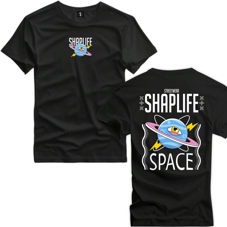 Shap Life Men T-Shirts - Black - View 1