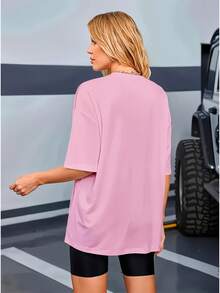 Shirt Premium T-Shirt Yarn 30.1 Basic Unisex Premium - 粉色 - 查看 2