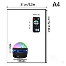 1pc LED Creative Northern Lights Projection Light, Colorful Dynamic Lighting Effects, Milky Way Starry Atmosphere Light, USB Powered, Couples Holiday Gift, Family Gathering, Event Decorative Light, Suitable For Bedroom, Living Room, Game Room, Party, Birthday