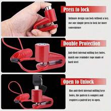 Lucchetto antifurto per freno a disco con cavo in acciaio per Mi M365 Pro 2 1S, bicicletta elettrica, bicicletta, motocicletta