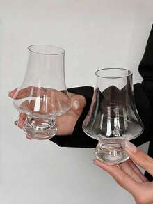 2 piezas/1 pieza Vasos de aroma francés, Vasos de whisky de 200ml, Vasos de degustación de licor, Copas de vidrio, Cristalería, Posible alcohol, Copas de champán, Vidrio, Regalo del Día de San Valentín, Fiesta del Día de San Valentín, Regalos del Ramadán