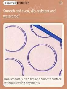 Waterproof, Non-Slip, Foldable Portable Ironing Mat – Heat-Resistant And High-Temperature Proof, Ideal For Travel And Home Use, Perfect For Winter Garment Care. - The Perfect Festive Gift (The Product Features Yellow Dots On Its Circular Surface, Which May Appear Less Distinct In Photographs. The Placement Of These Yellow Dots Is Randomly Distributed.)