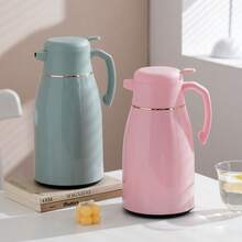 1 Stück Wärmflasche, 1L/1,3L/1,6L/1,9L Großer Fassungsraum, hochwertige Glaskanne Thermoskanne für das Studentenwohnheim