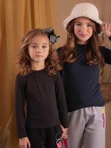 Kit 3 Thermal Tops For Boys And Girls, Unisex, Long Sleeve Or 2 Thermal Tops, Long Sleeve, Winter Baby - 1 ÁO GIẶT - Xem 7