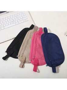 防水RFID防盗旅行腰包，男女通用 - 超薄隐形腰包，可装现金、护照、手机等，隐蔽式安全钱包，适合圣诞节、万圣节等节日，也可作为女士腰包、健身包或旅行包使用。 - 彩色 - 查看 11