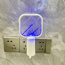 1 件装夏季婴儿房驱虫灯 USB 蚊拍带紫外线灯，昆虫拍便携式灭蚊灯适用于家庭、户外、汽车、露营、旅行、酒店 - 驱虫器（两种款式随机） - 彩色 - 查看 9