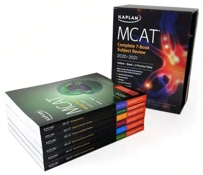 Pre-Owned MCAT Complete 7-Book Subject Review 2020-2021: Online + Book + 3 Practice Tests (Paperback) By Kaplan Test Prep - Single Book - View 1