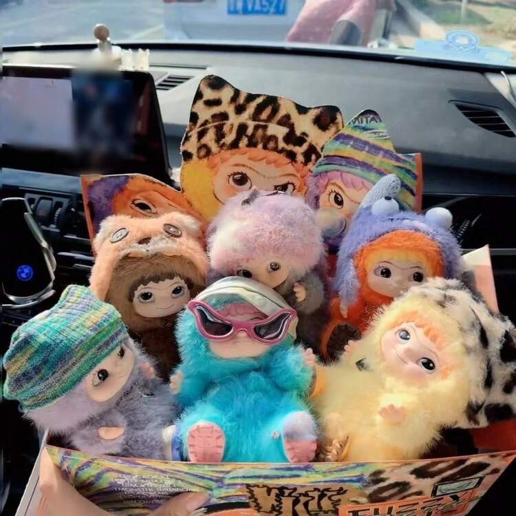 Halloween/Christmas Wakuku Doll Plush Doll Detachable Set, Wakuku Doll Car Decor, Suitable For Sitting Party (Excluding Shoes) - Multicolor - View 4