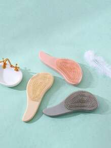 1 件符合人体工程学的按摩发刷，顺发刷，便携且时尚 - 不含梳子 - 彩色 - 查看 2