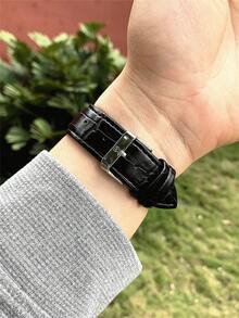 Pablo Raez 1 Piece Vintage Men's Watch Original Charming Silver Jewelry Non-Fading Watch Stainless Steel Fashion Design Beach Accessory Top Brand New Men's Summer Watch 50 Meters Waterproof Roman Numeral Display With Date Casual Quartz Watch Brown Microfiber Leather Bracelet Calendar White Dial Men's Luxury Watch