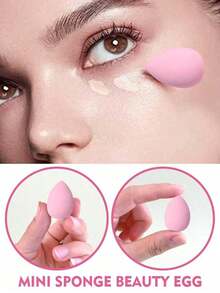 45pcs Makeup Brush Set, Mixed Makeup Beauty Tools, Including: 20pcs Makeup Brushes, 1pc Makeup Bag, 5pcs Beauty Eggs, 5pcs Powder Puffs, 5pcs Beauty Eggs, 5pcs Finger Powder Puffs, 1pc Headband, 2pcs Wristbands, 1pc Cleaning LKA0 - Hồng - Xem 9