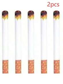 2/5 szt. sztucznych papierosów i cygar, dowcipne zabawki na cosplay, prima aprilis, imprezę halloweenową, prezenty, dekoracje, prezenty urodzinowe i świąteczne