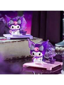 Sanrio Sanrio Kuromi Dream Rose Garden Series Blind Box Hand Office Desk Small Ornaments Cute Dolls Girls' Birthday Gift